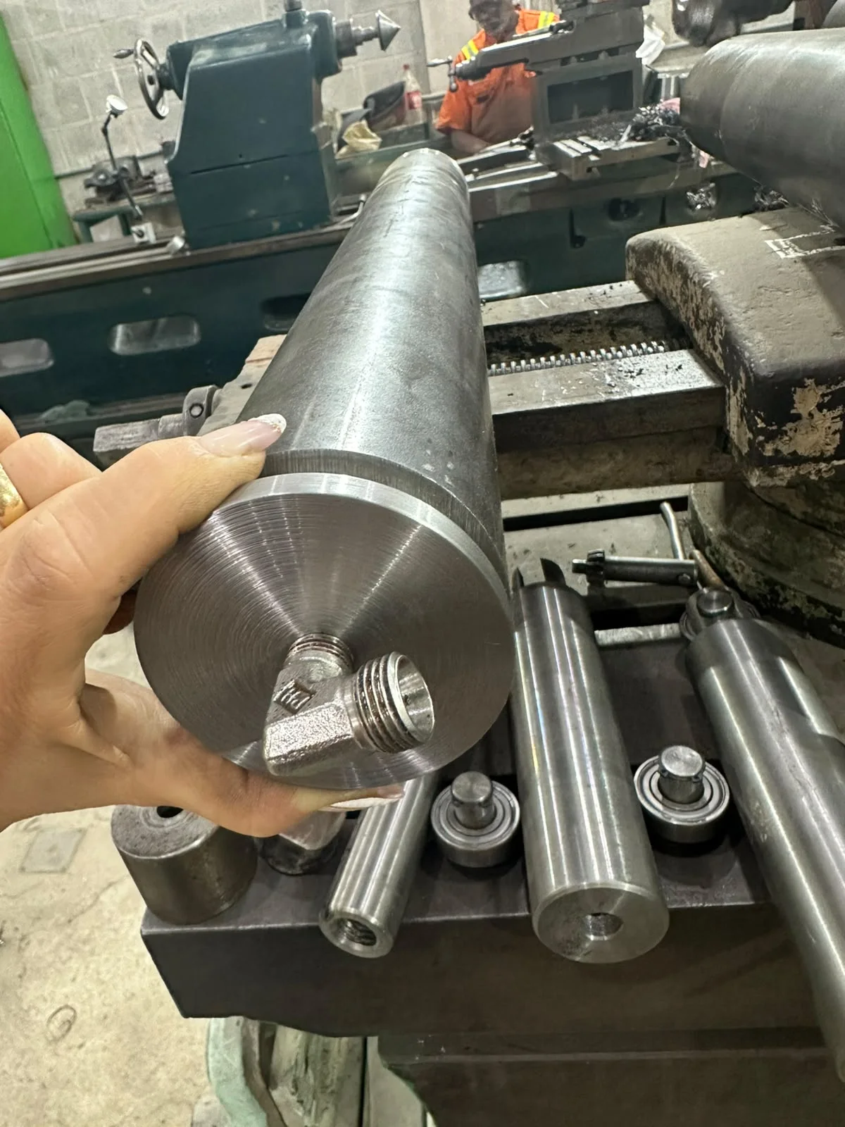 Cylinder machined by WF Service, surface finish complete